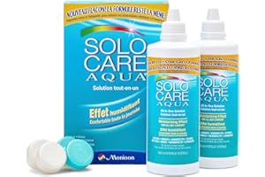 SoloCare Aqua All in One Solution 2x360mL Twin Pack
