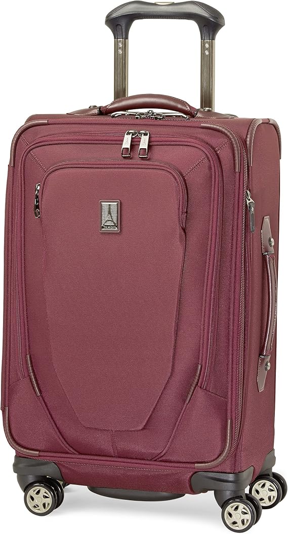 Travelpro Crew 10 International CarryOn Spinner, Merlot, One Size CarryOns