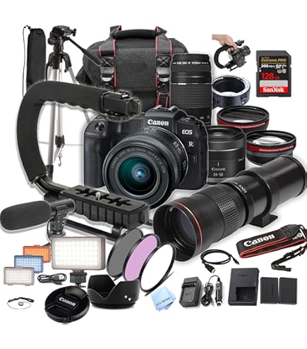 Amazon.com : Canon EOS RP Camera Bundle with 24-50mm + 75-300mm +