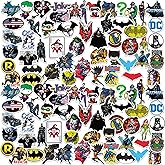 Batman Sticker Pack 100ct Bundle – DC Super Hero Die-Cut Vinyl Large Deluxe Decals for Laptop, Water Bottle, Scrapbooking, Tablet & Indoor/Outdoor Use