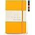 Minimalism Art | Classic Notebook Journal, Size: 5" X 8.3", A5, Yellow, Dotted Grid Page, 192 Pages, Hard Cover/Fine PU Leather, Inner Pocket, Quality Paper - 100gsm | Designed in San Francisco