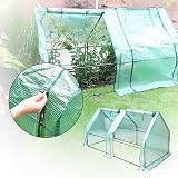 DIVCHI Mini Greenhouse Tunnel with 2 Zipper Doors Green House view 6