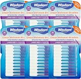 Wisdom Clean Between Interdental Large Purple Brushes Pack of 6 120