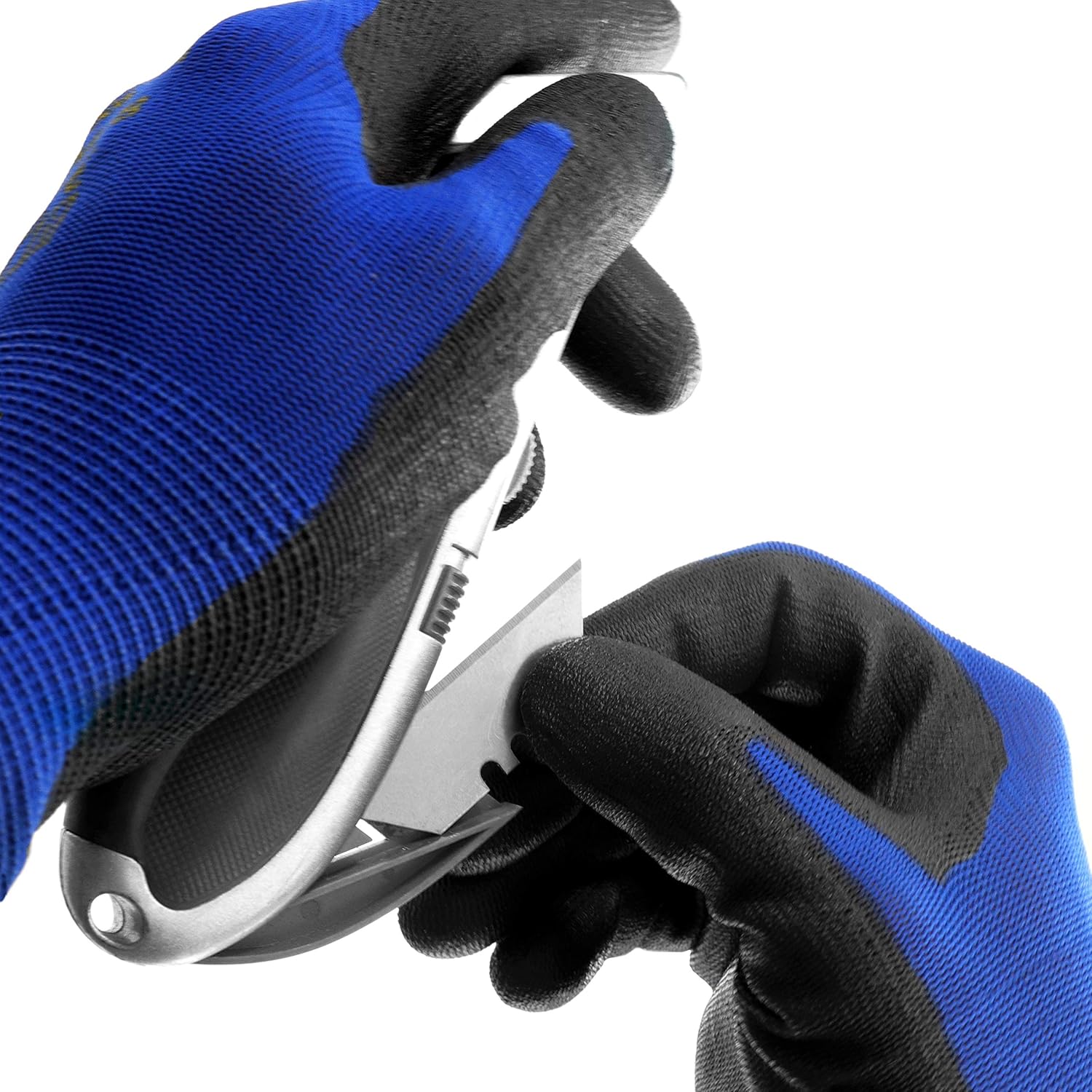 S&R Work Gloves 12 works Of Basic Nylon Fibre With Pu Coating - Image 3