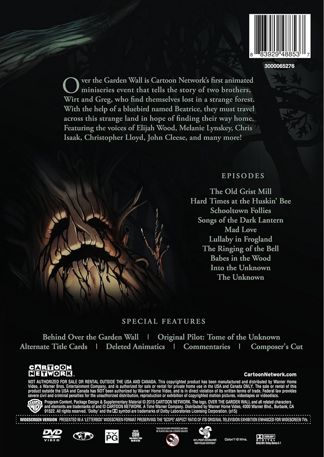 Amazon.com: Cartoon Network: Over the Garden Wall: Elijah Wood ...