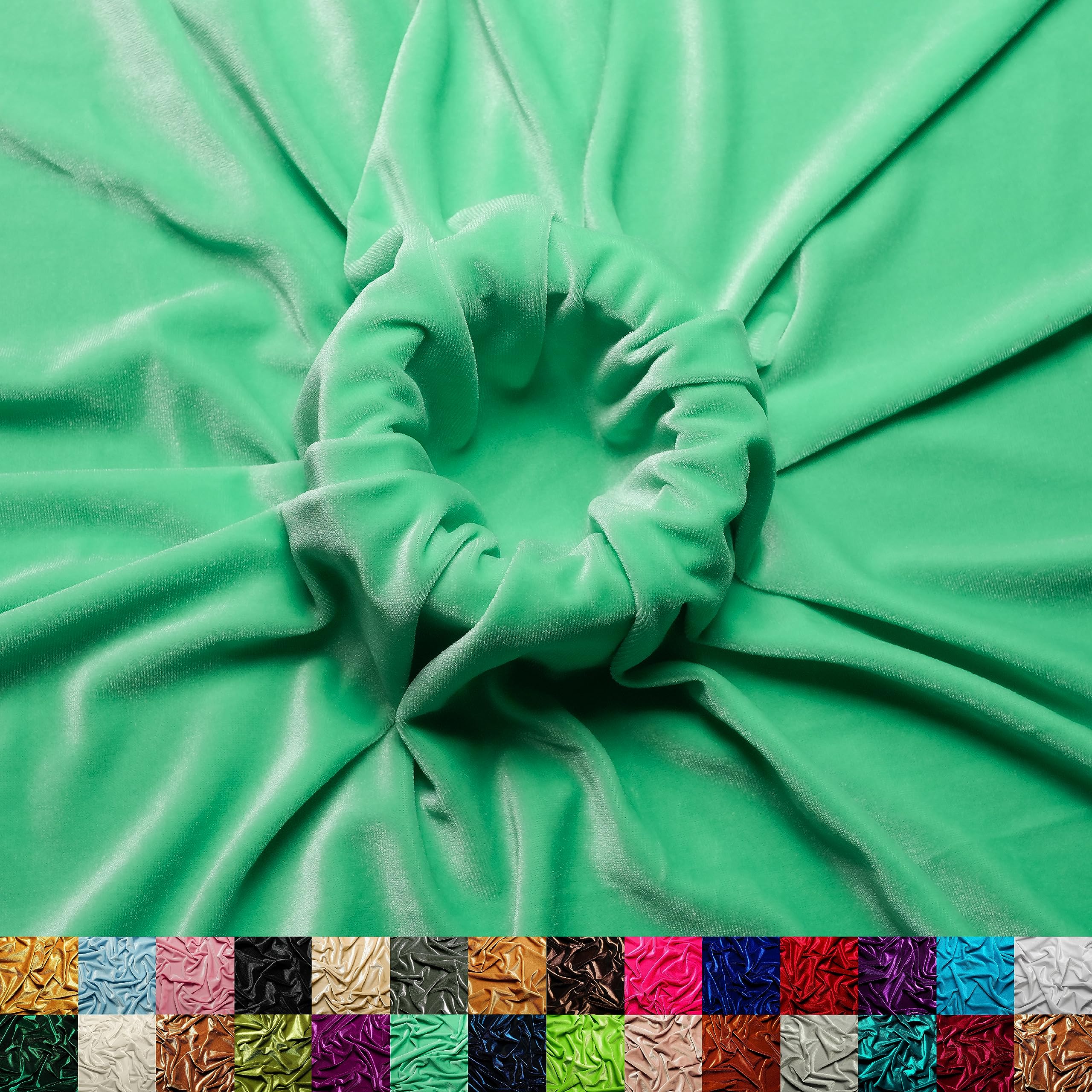 Ice Fabrics Stretch Velvet Fabric by The Yard