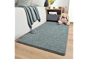 Keeko Soft 2x4 Small Runner Rug, Bedside Rugs for Bedroom Indoor Runner Carpets for Hallway Non Slip Living Room Area Throw R