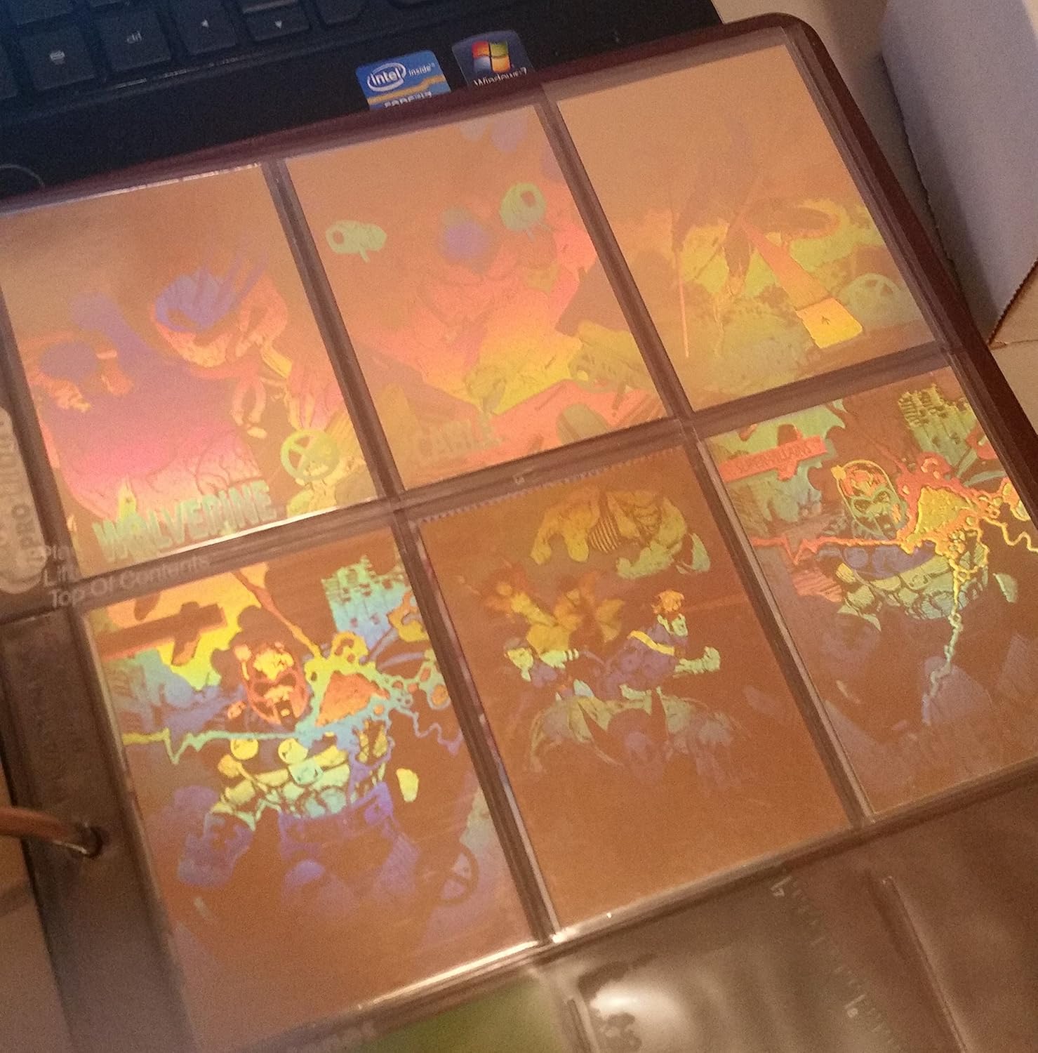 XMen Series 1 Complete 5 Hologram Set Trading Cards Jim Lee 1992