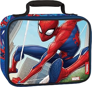 Thermos, Spiderman Classic Soft Lunch Kit, 9.5 x 3.75 x 7.5inch