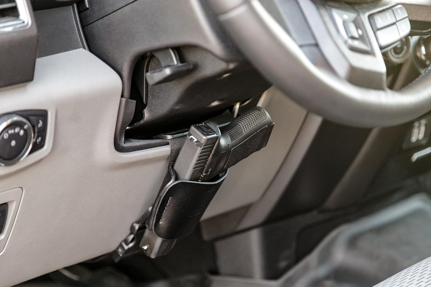 Car Holster Gun Mount for Truck Steering Column by CCW Tactical