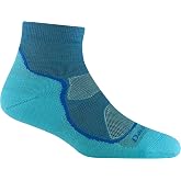 Darn Tough Women's 1/4 Lightweight with Cushion Hike Trek Sock (Style 1987) | Breathable Lightweight Merino Wool, Durable Targeted Cushion, Moisture Wicking, Anti-Blister, Odor Resistant, Made in USA