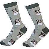 Australian Shepherd Dog Breed Socks Unisex Sock Daddy by E&S Pets