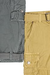 Raw X Boys Cargo Shorts 8-18 | 100% Cotton Belted
