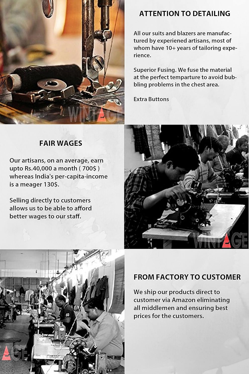 wintage men's poly cotton nehru jacket waistcoat