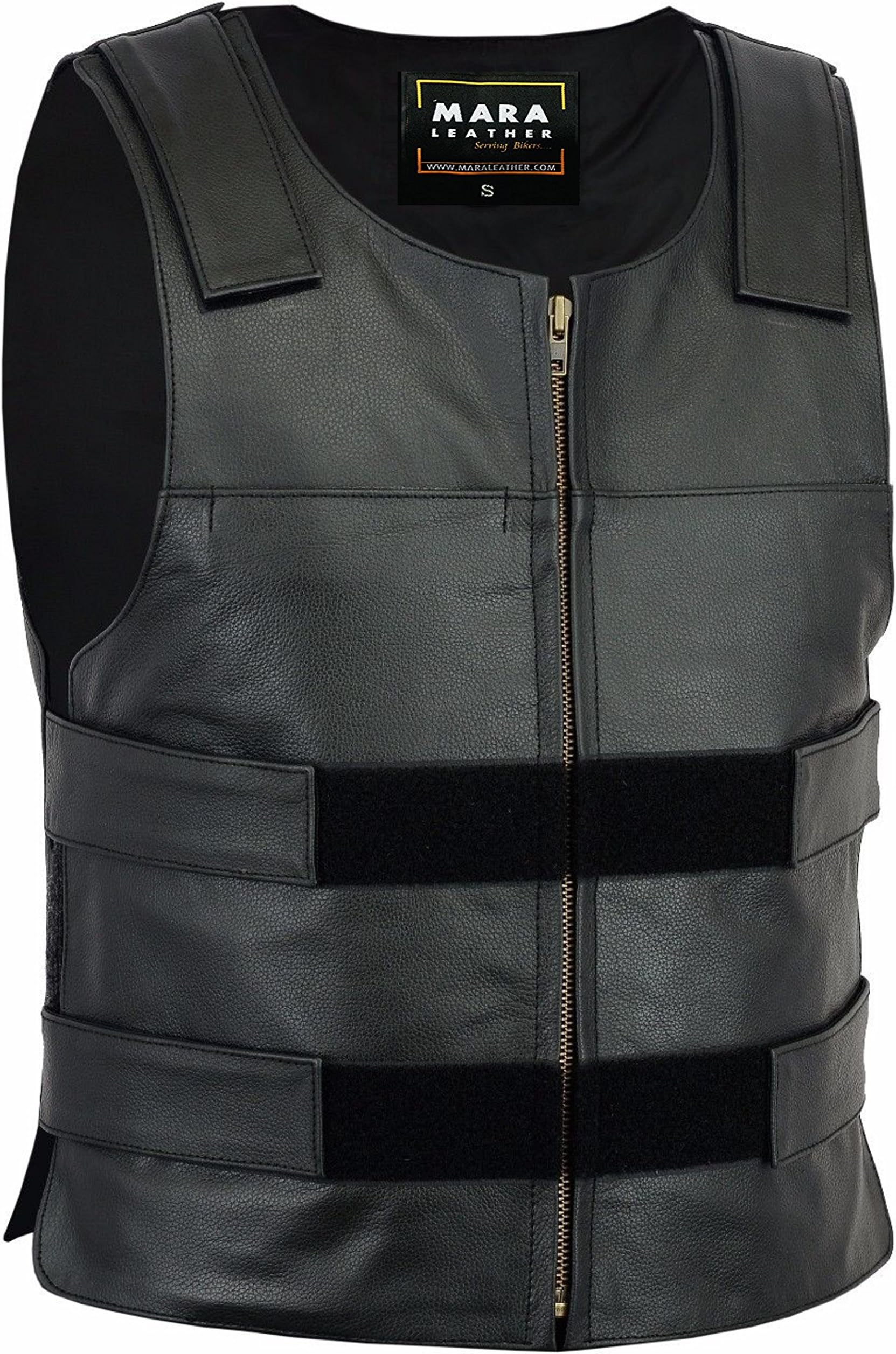 Mara Leather ML34611 Men Bullet Proof Style Vest (S - 5XL)