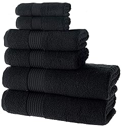 MAURA Basics Bath Towel Sets for Bathroom with