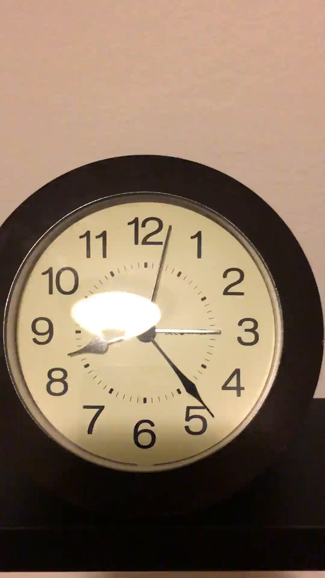 NonTicking Silent Wall and Desk Alarm Clock