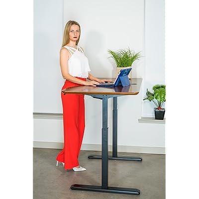 ergomax height adjustable ergonomic standing workstation