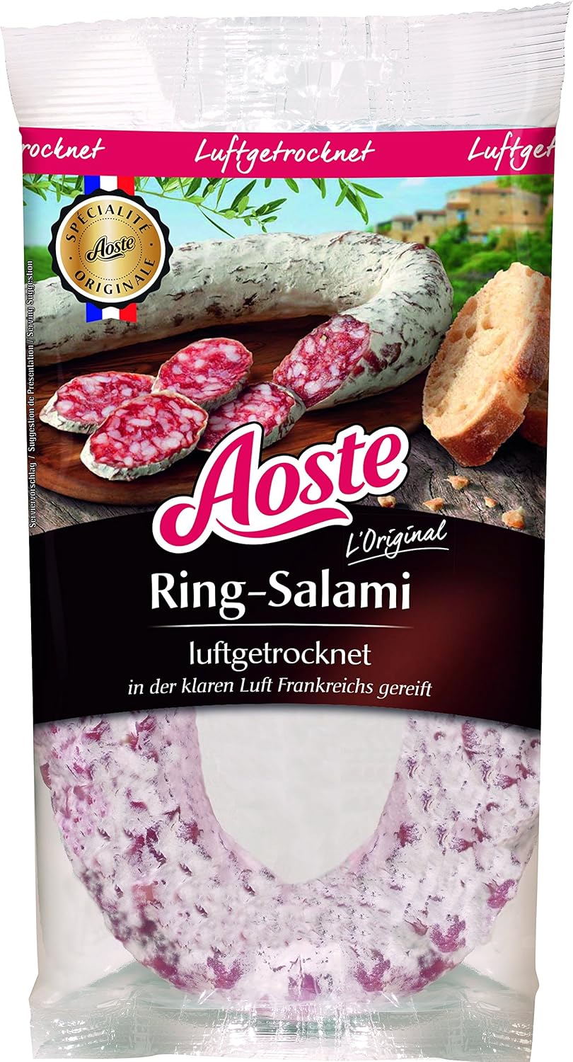Aoste RingSalami, 250 g Lisa Biales Amazon.de Lebensmittel & Getränke
