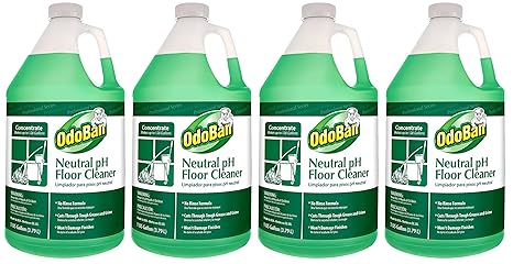 Odoban Professional Series Neutral Ph No Rinse Floor Cleaner Concentrate 4 Gallons