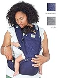 Flok - Marsupio Neonati Ergonomico Porta Bambino 0 36 mesi con Sedile e Cappucci