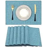 Homaxy Cloths Placemats for Dining Table Set of