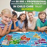 Quokka Giant World Map Puzzle 150pc 30x60cm with 50 Flashcards for Kids view 6