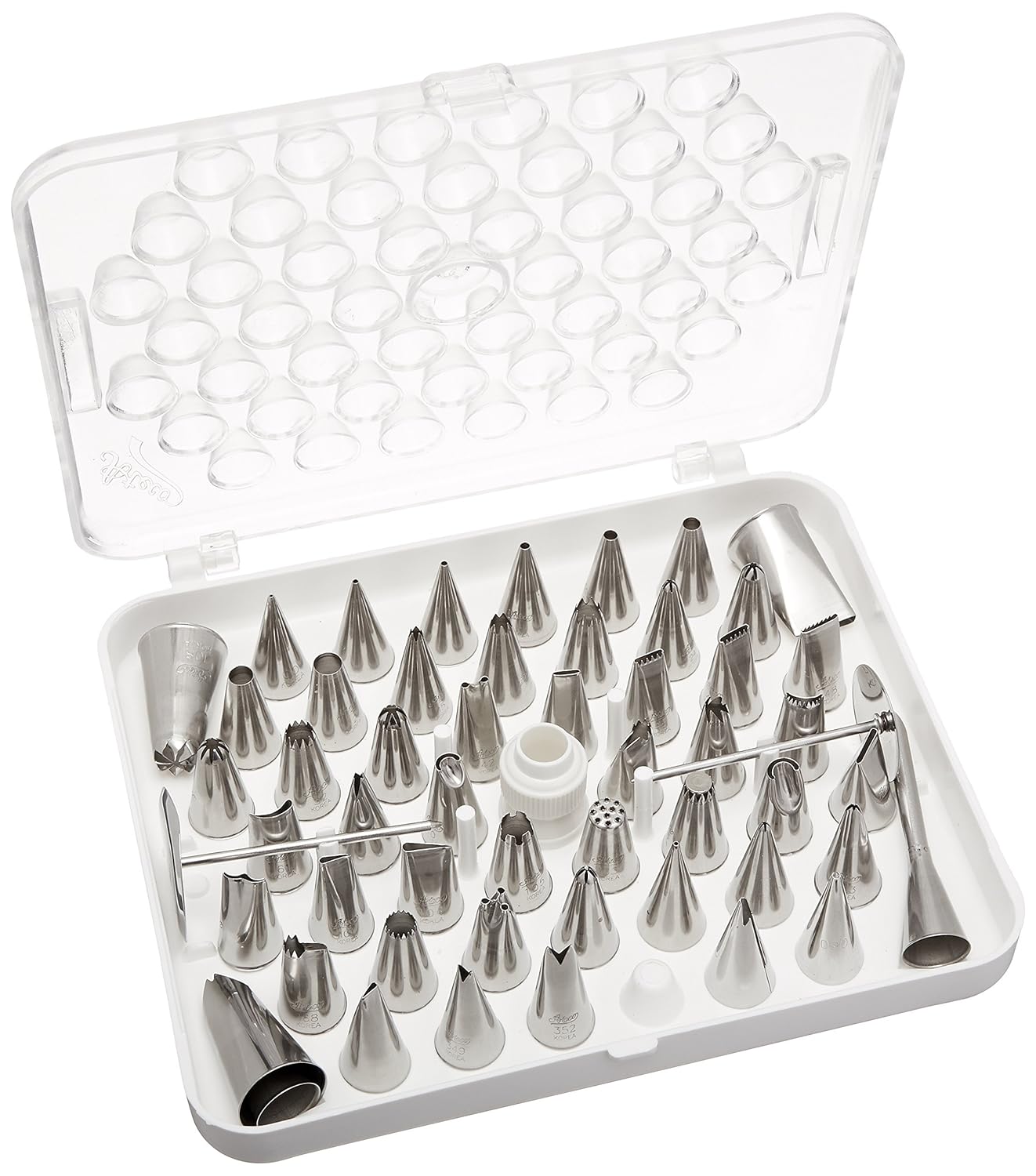 Ateco 783 55 Piece Cake Decorating Set, Includes 52