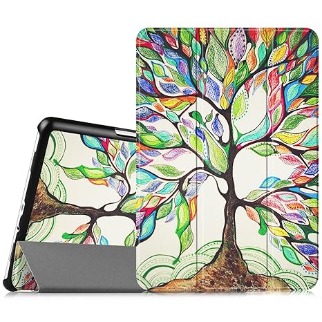 Fintie Hülle kompatibel mit Samsung Galaxy Tab A 9.7 Zoll T550N / T555N Tablet-PC - Ultra Schlank Superleicht Ständer SlimShe