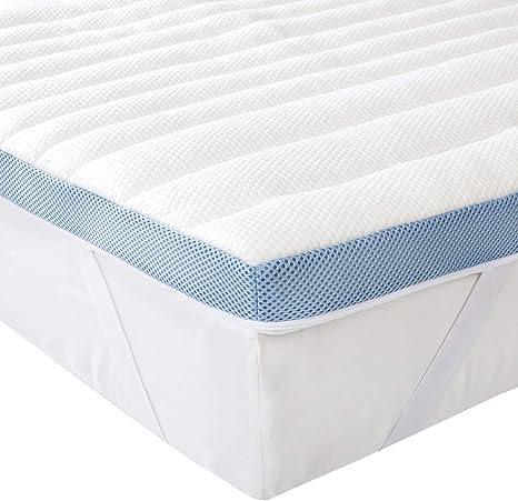 Amazonbasics Matratzenauflage Aus Luft Memory Schaumstoff Mit 7 Zonen 140 X 200 Cm Amazon De Kuche Haushalt