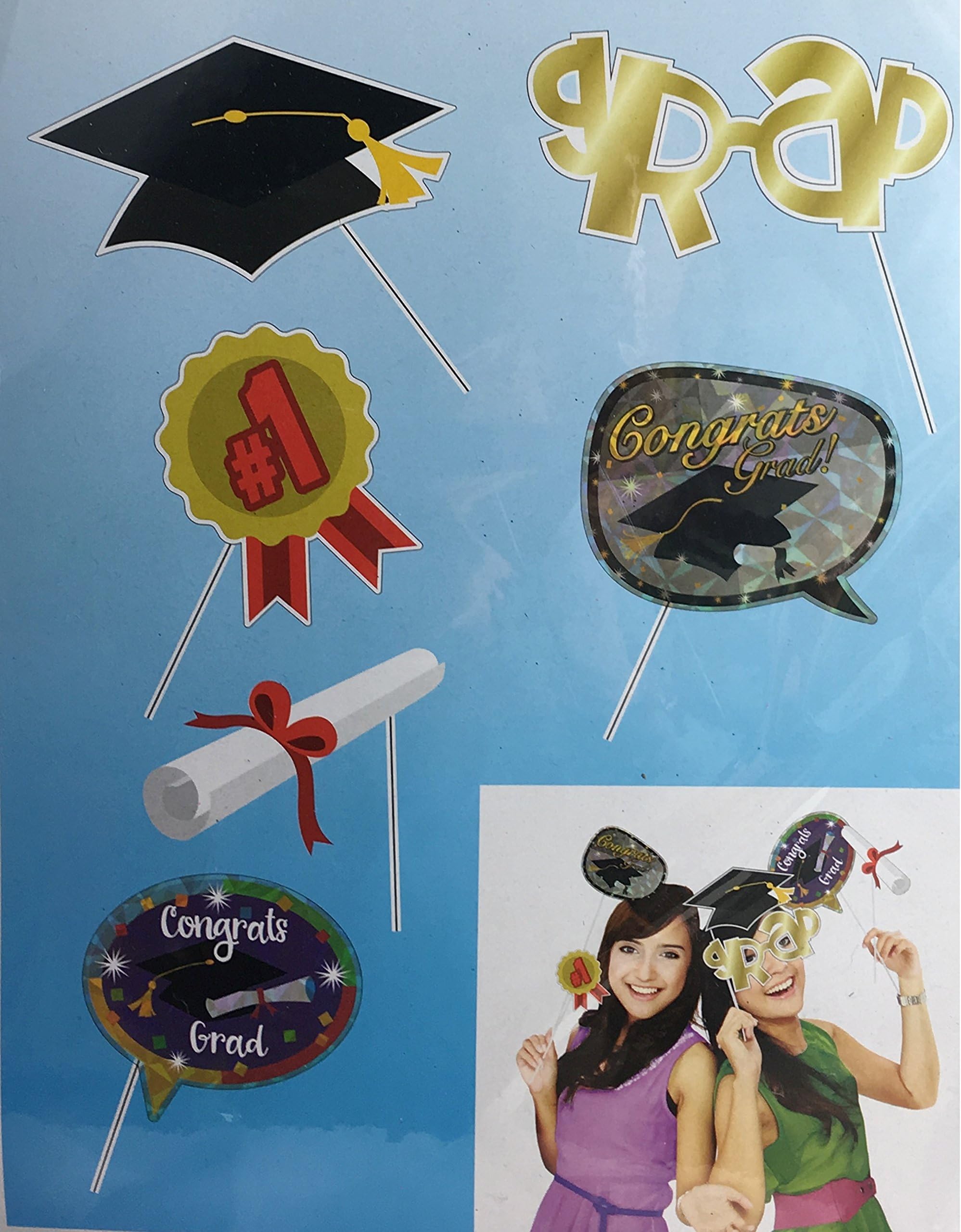 Graduation Photo Posing Props, 6 Fun Props