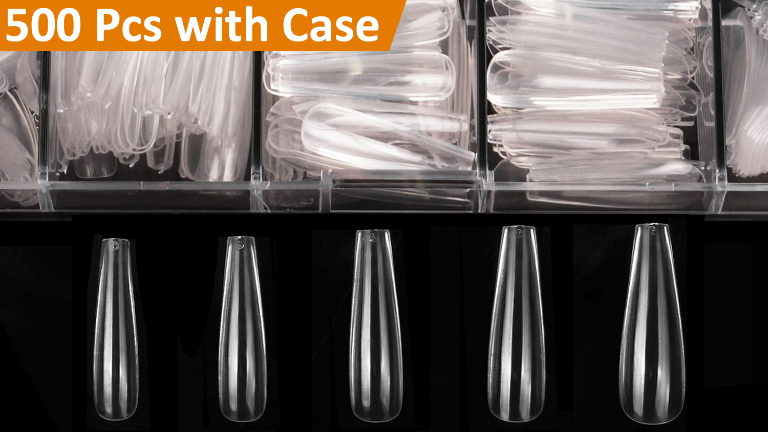 6 500pcs+Coffin+Ballerina+Acrylic+Salons