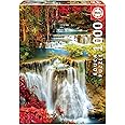 Educa - Waterfall in Deep Forest - 1000 Piece Jigsaw Puzzle - Puzzle Glue Included - Completed Image Measures 26.8" x 18.9" - Ages 14+ (18461)