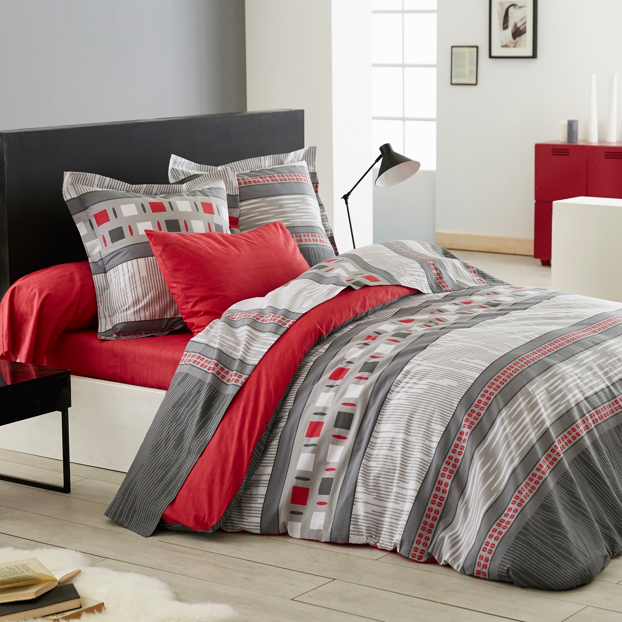 Origin Corentin Lyocell Duvet Cover, Red, 240 x 220 cm