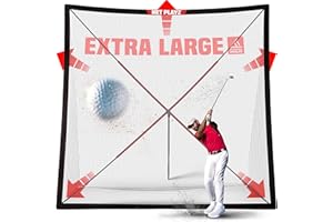NET PLAYZ Golf Practice Net Hitting Netting for Backyard Portable Driving Range Golf Cage Indoor Golf Net 10' X 10'