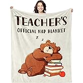 Bariceneth Teacher Appreciation Gifts Blanket 60"X50", Funny Teacher Gifts for Women, Best Teachers Retirement Gifts Throw