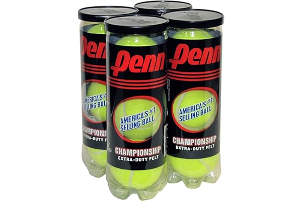 Penn Championship Tennis Balls - Extra Duty Felt Pressurized Tennis Balls