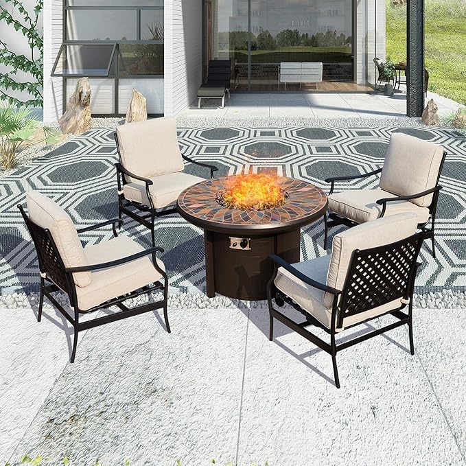Amazon Com Patio Festival Fire Pit Sets Outdoor Patio