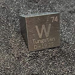 Tungsten Cube - Metal Element Cubes - Laser