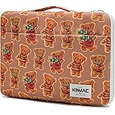 Kinmac 360° Protective Laptop Sleeve Case Bag Cover with Handle for MacBook Air 15 inch,15 inch-15.6 inch HP,Lenovo,Dell,ASUS,Acer Notebook Computer (Bear)