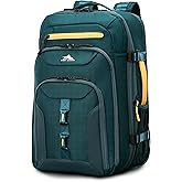 High Sierra Hi-Life Travel Backpack - Features 2-inch Expansion, WetPak Pockets, 17” Laptop Compartment, Stack-It Strap, Adjustable Sternum Strap, Fleece Pocket, Dual Water Bottle Pockets