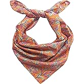 AVKA Studio 100% Cotton Bandanas/Handkerchief for Women, 20X20 In, 2 pack