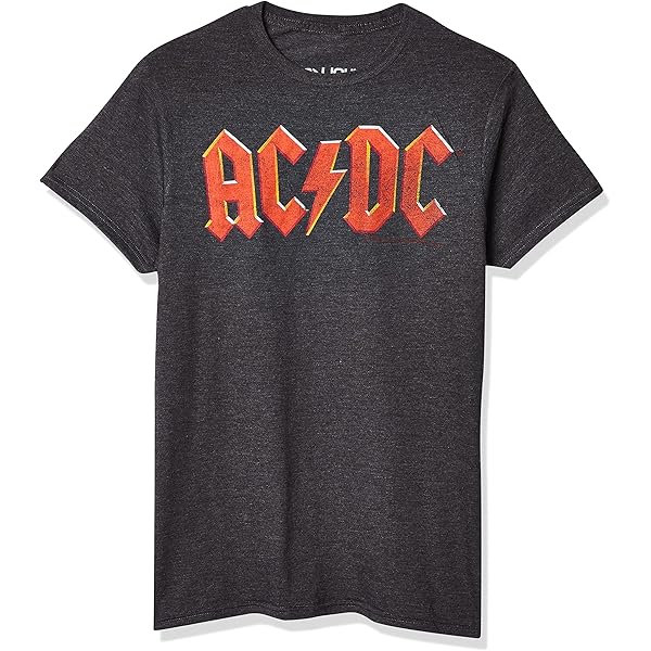 Patch Brodé Officiel AC/DC Back In Black - 100x100mm - Pour Veste Denim, Sac, Customisation
