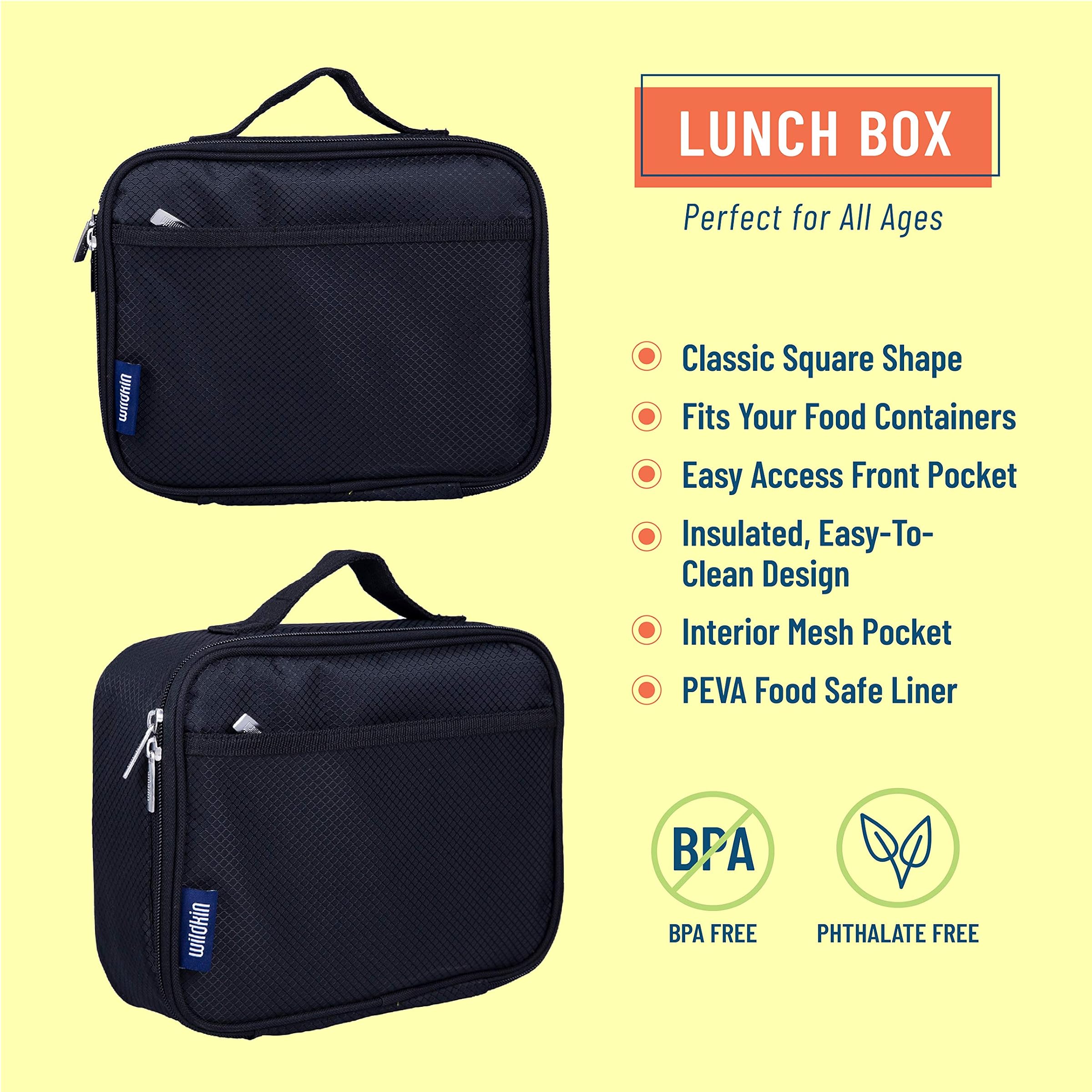 Wildkin Camo Lunch Box Black