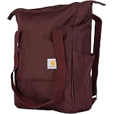 Carhartt Classic Convertible Backpack Tote, Port | Durable 20L Water Repellent Material with 17" Laptop Sleeve