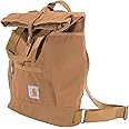 Carhartt Convertible, Durable Tote Bag with Adjustable Backpack Straps and Laptop Sleeve, Brown, One Size
