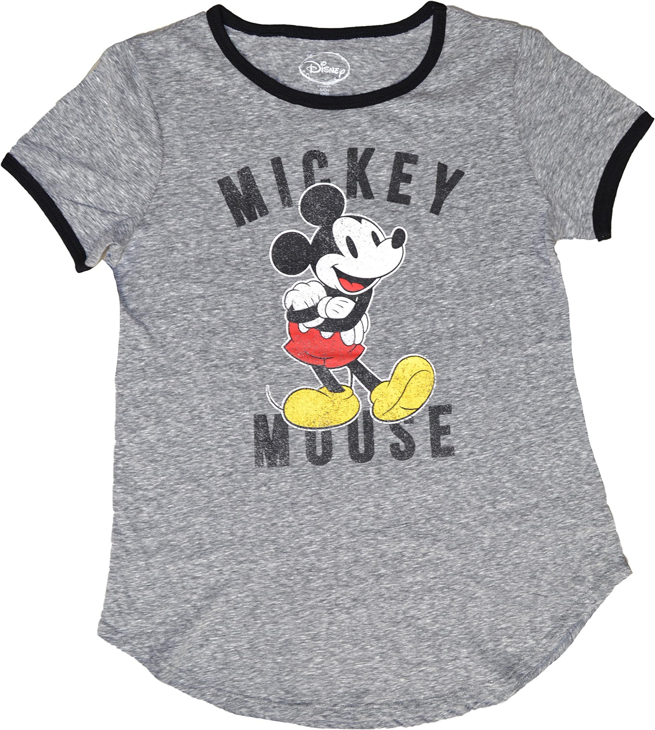 Disney Mickey and Minnie Mouse Ringer Juniors T-Shirt
