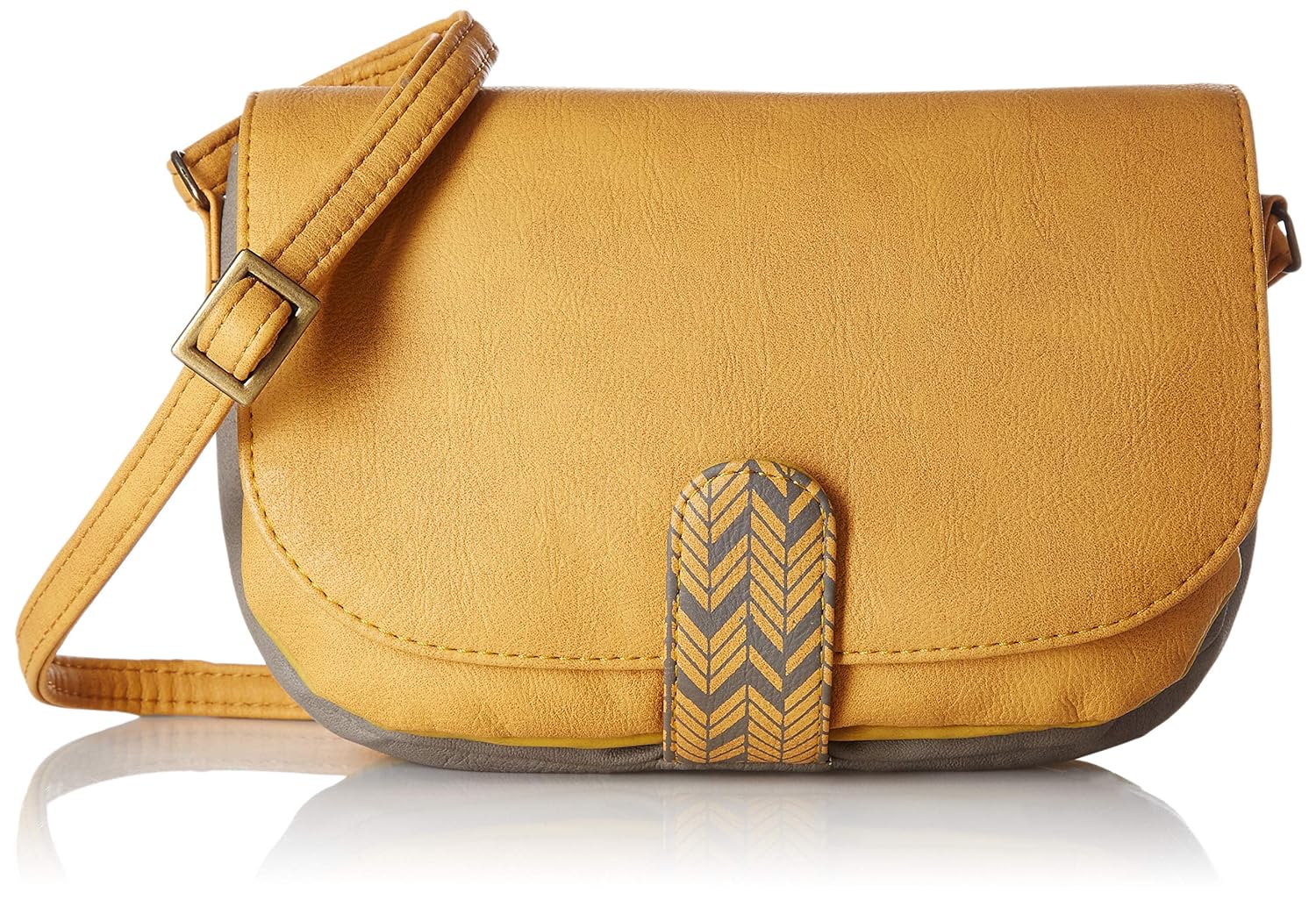 baggit yellow sling bag