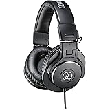 Audio-Technica ATH-M30x Professional Studio Monitor Headphones, Black
