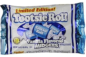 Vanilla Tootsie Roll Midgees Limited Edition 16 Oz (2 Pack)